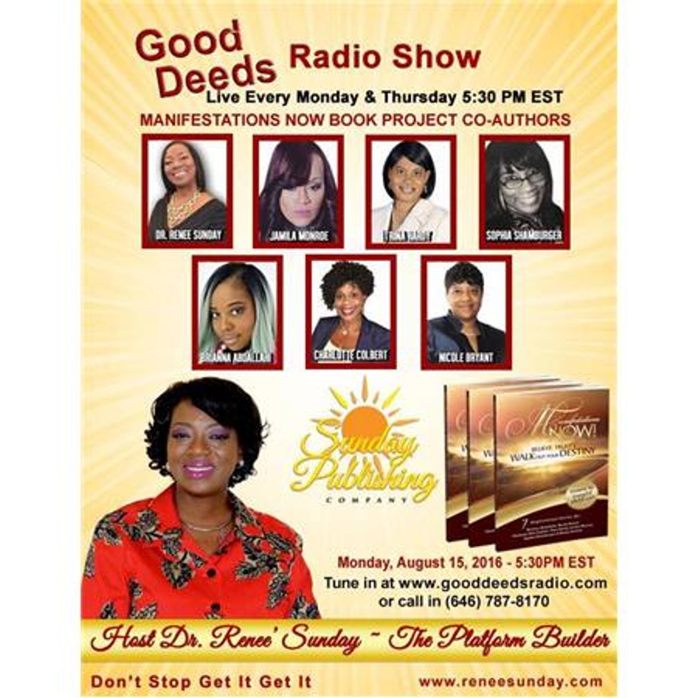 Manifestations Now Book Project Co-Authors share on Good Deeds Radio episode artwork