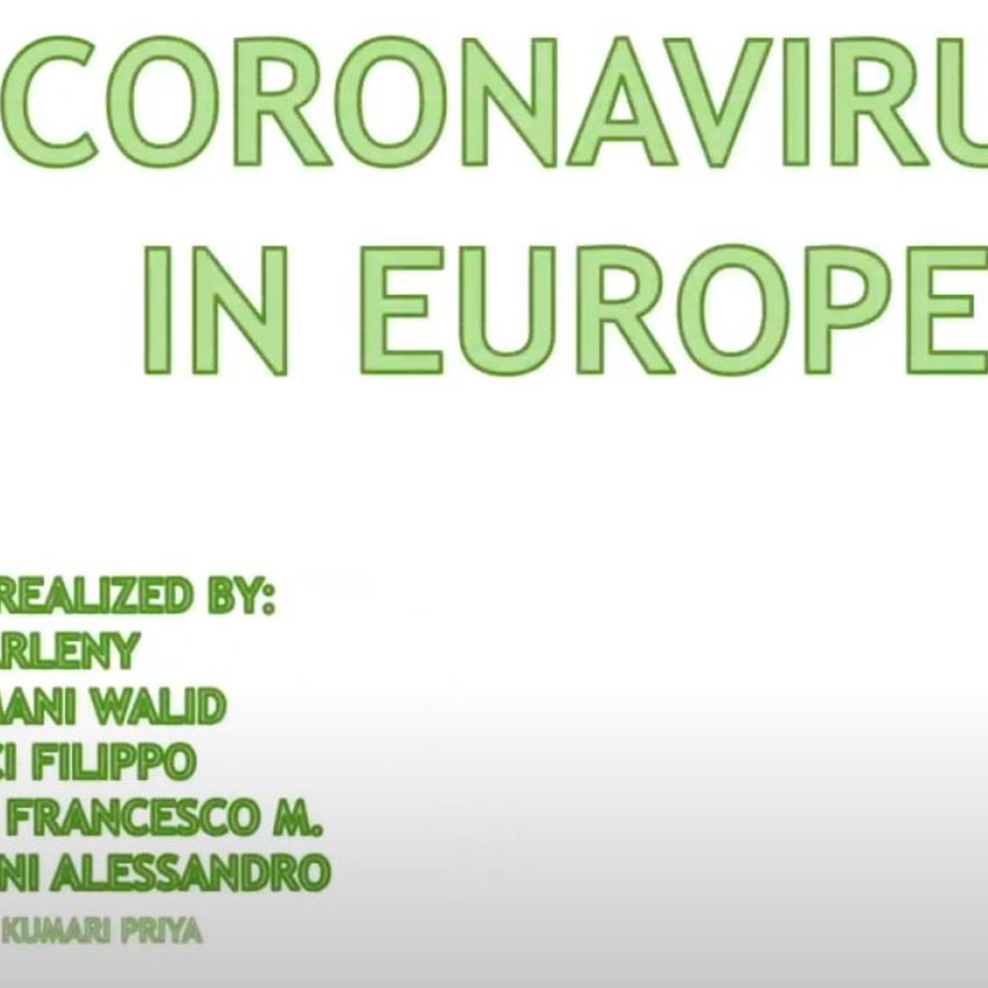 Covid-19 il racconto