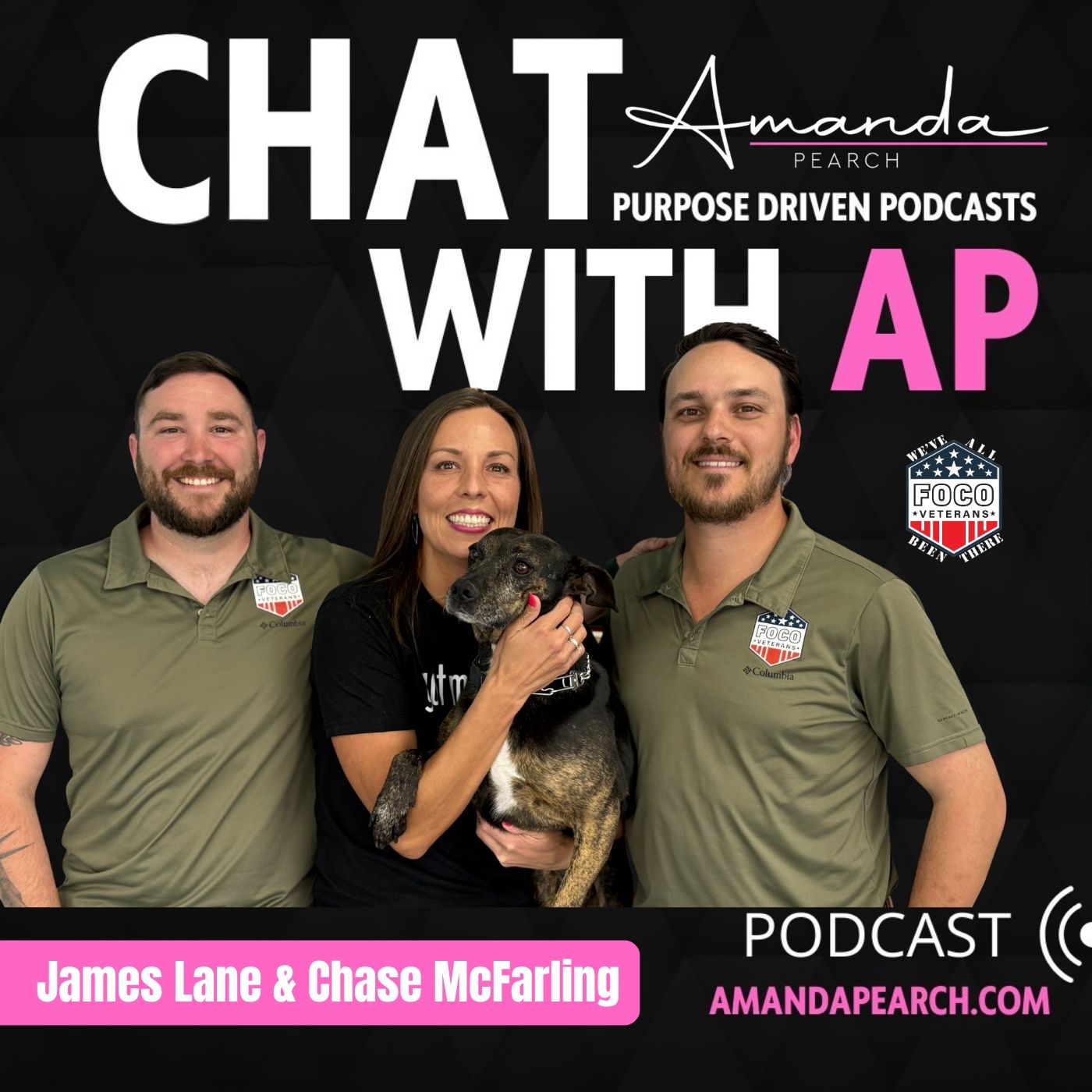 FOCO Veterans Founders, James Lane & Chase McFarling, chat with Amanda Pearch — Business RadioX ® Network cover