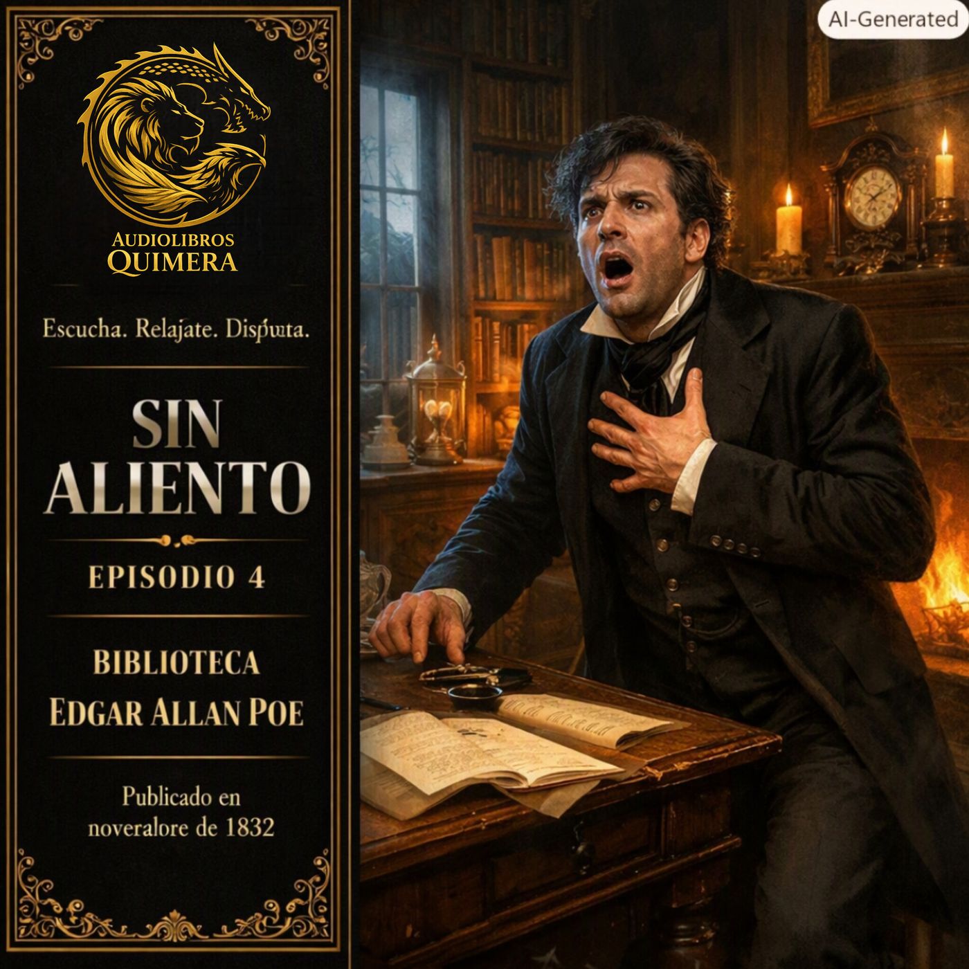 04 - Sin Aliento Audiolibro - Edgar Allan Poe episode artwork