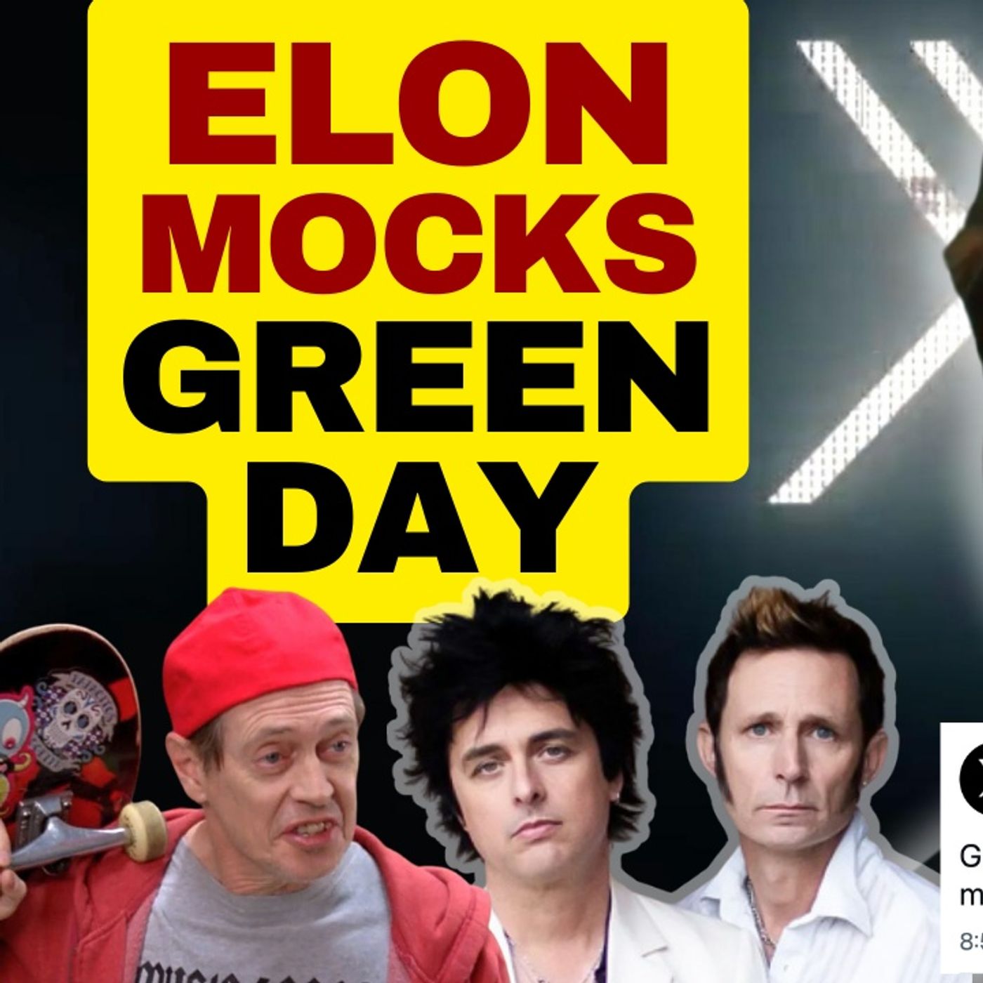 Elon Musk Mocks Establishment Shills Green Day episode artwork