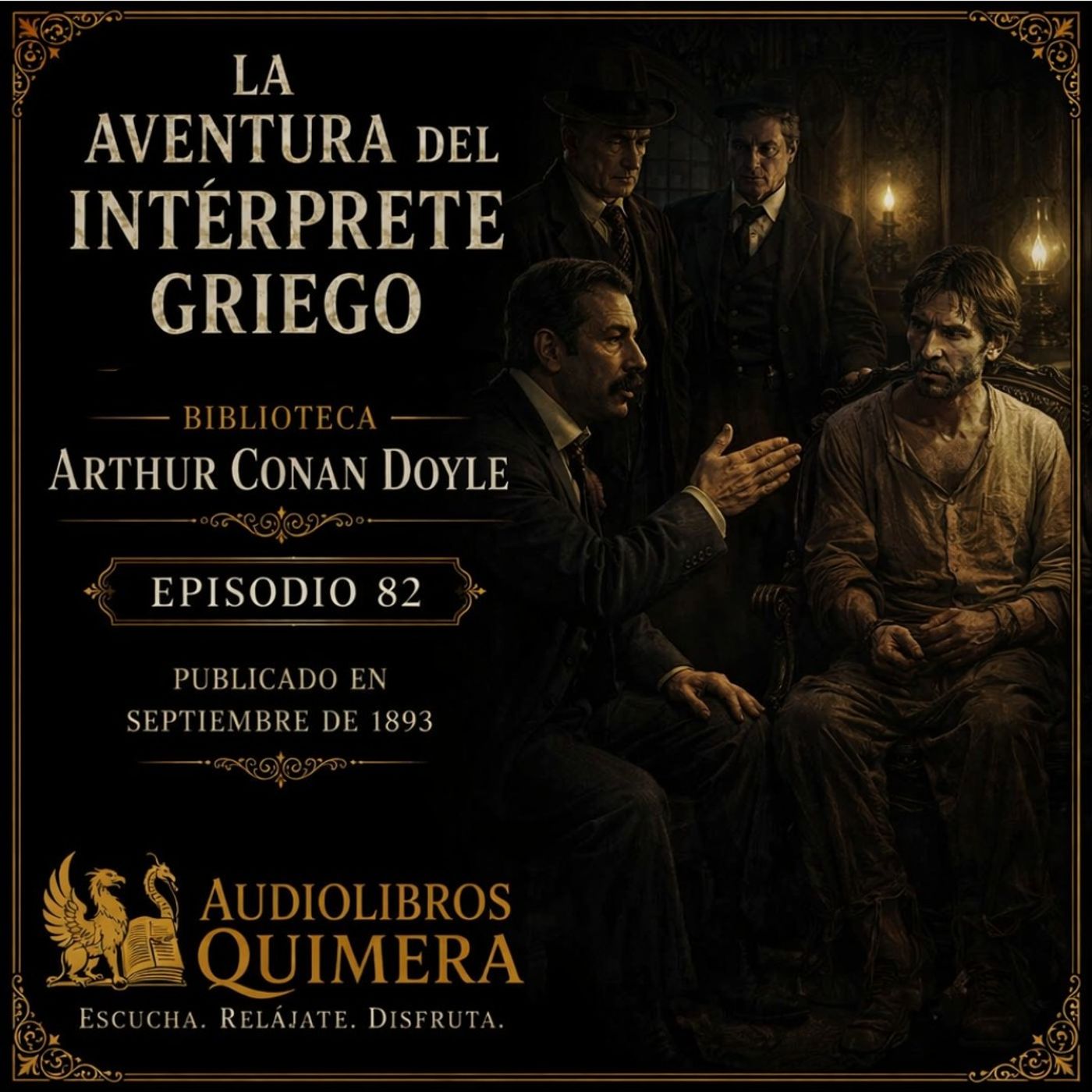 Portada de Audiolibros Quimera - Biblioteca de Arthur Conan Doyle