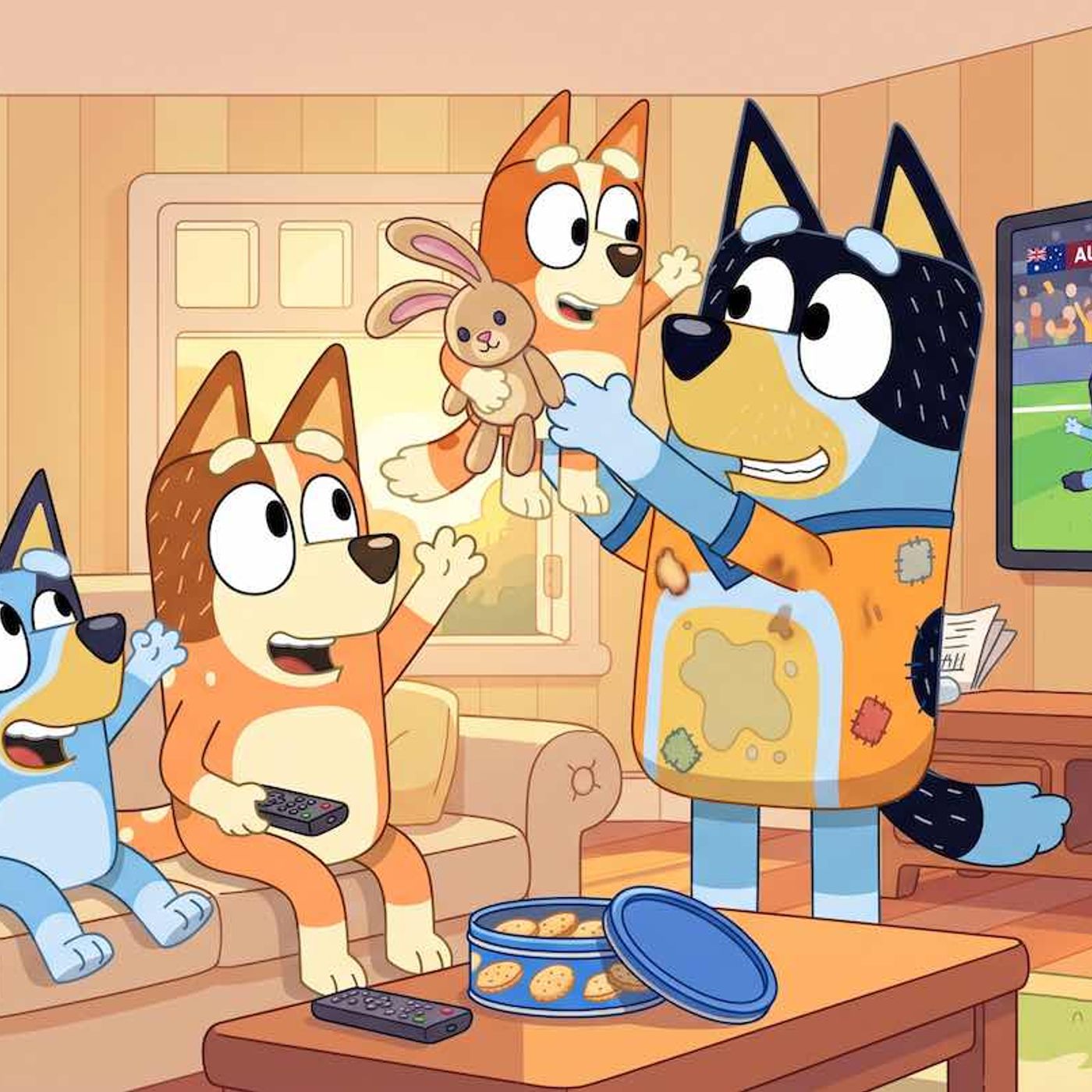 💙 Bluey y la Camiseta de la Suerte ⚽ Cuento de Fútbol
