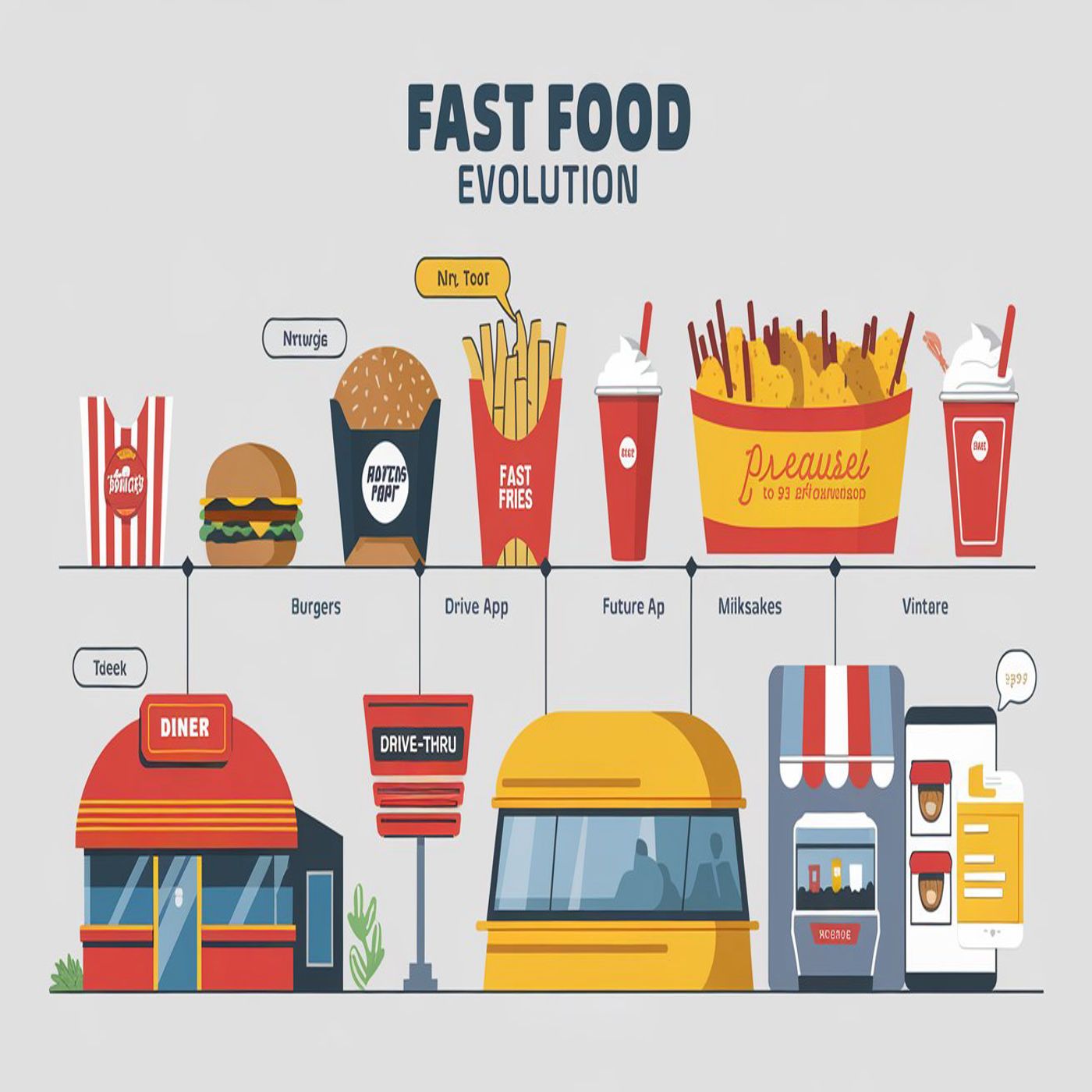 Fast Food Evolution: From Then to Now podcast artwork