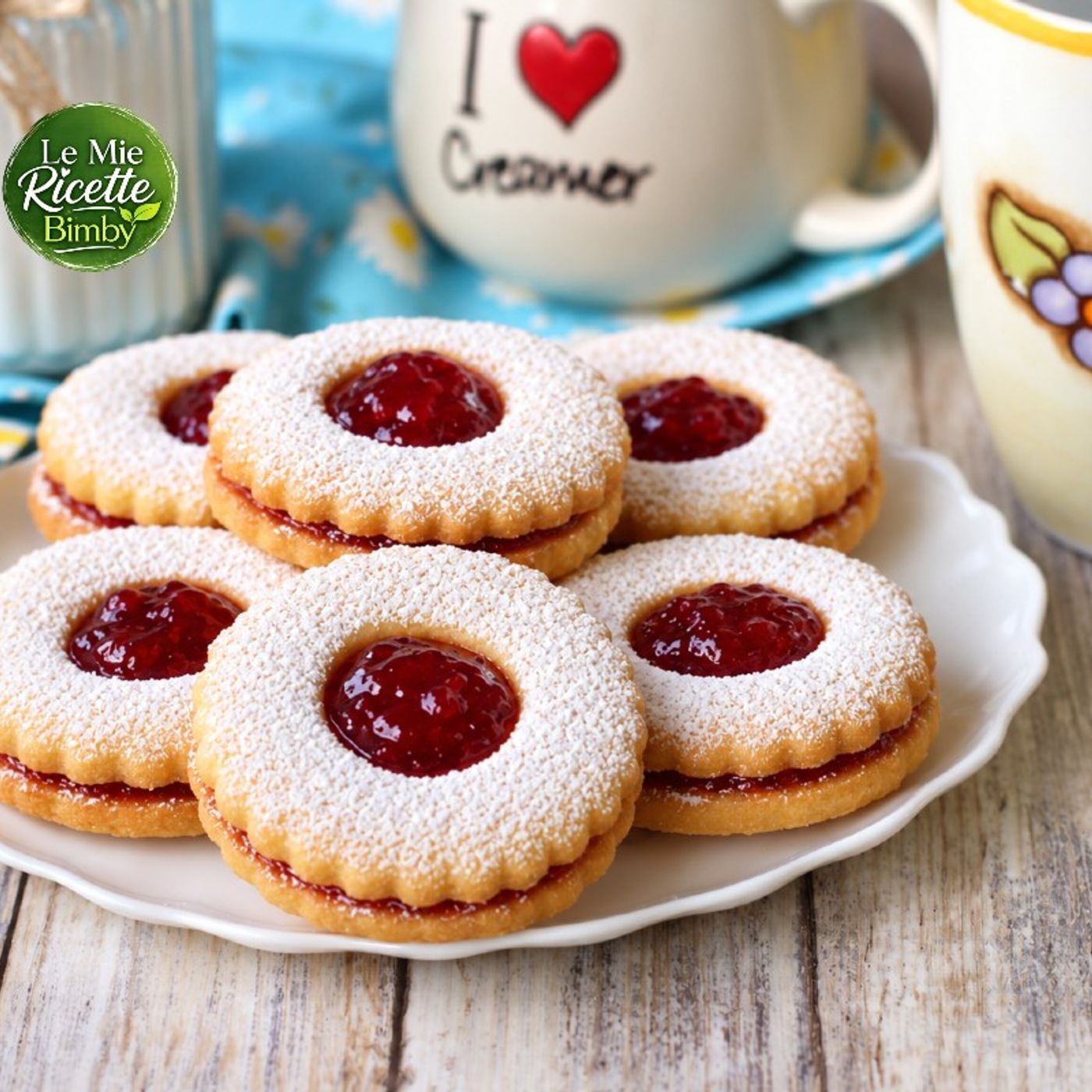 BISCOTTI DI FROLLA ALLA MARMELLATA BIMBY