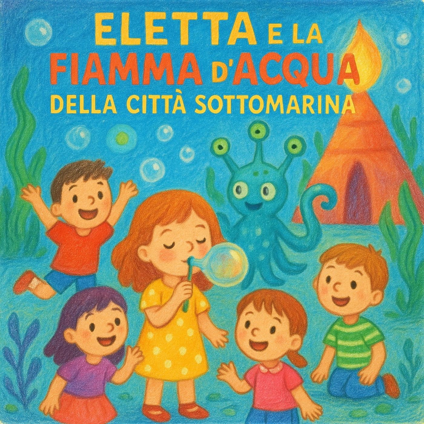 Eletta e la Fiamma d'Acqua della Città Sottomarina