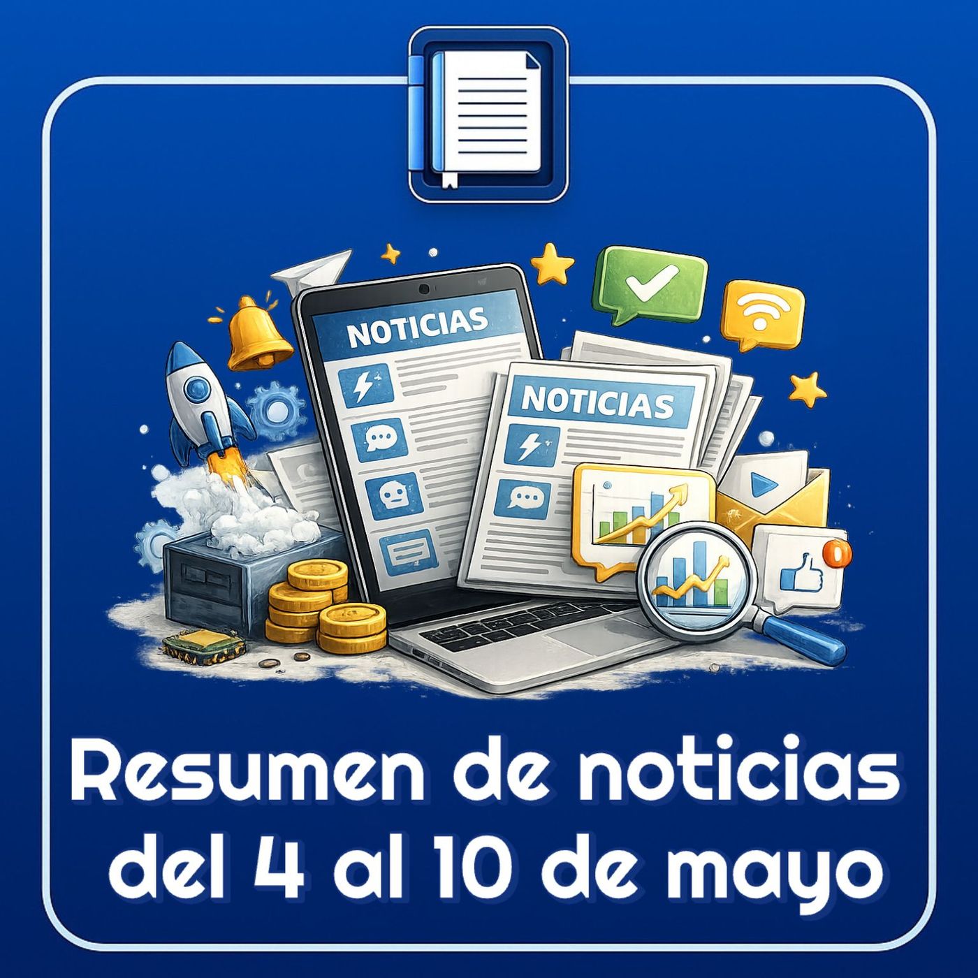 Resumen de noticias tecnológicas del 4-10 mayo episode artwork