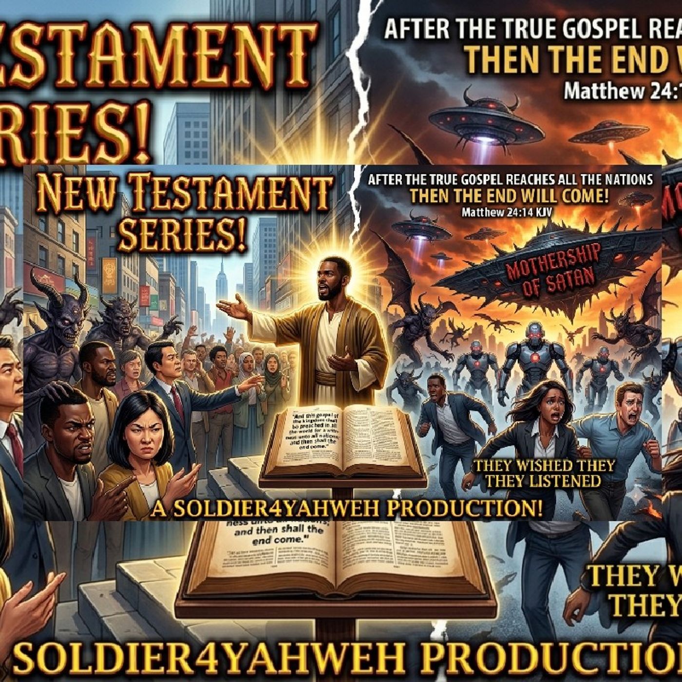 ONCE THE ONE TRUE GOSPEL IS SPREAD TO ALL NATIONS THEN THEN END SHALL COME! episode artwork