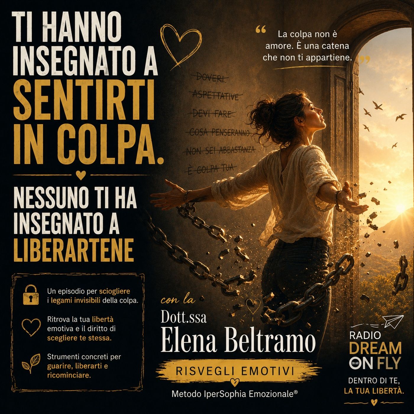 Ti hanno insegnato a sentirti in colpa. Nessuno ti ha insegnato a liberartene