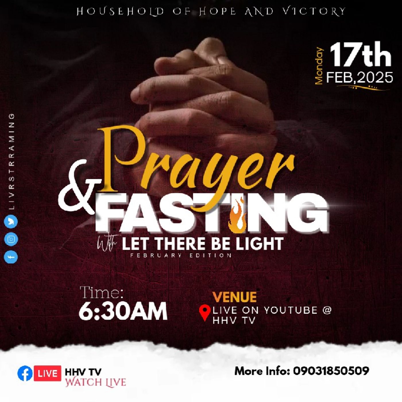 Weekly Praying and Fasting episode artwork