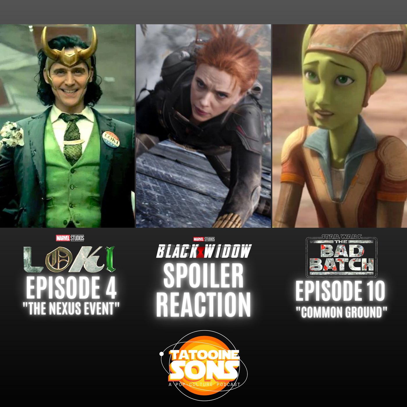 Black WIdow Spoiler Reaction! PLUS Loki and The Bad Batch