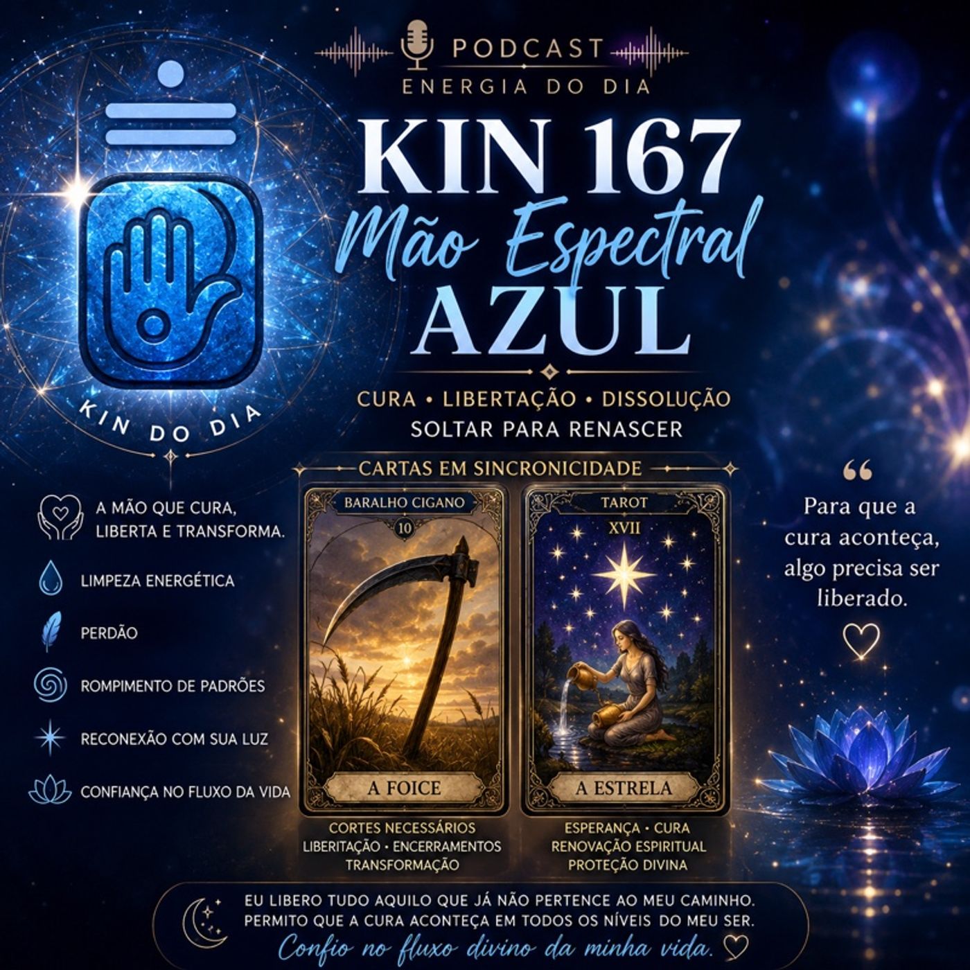 Energia do Dia  Kin 167 • Mão Espectral Azul episode artwork