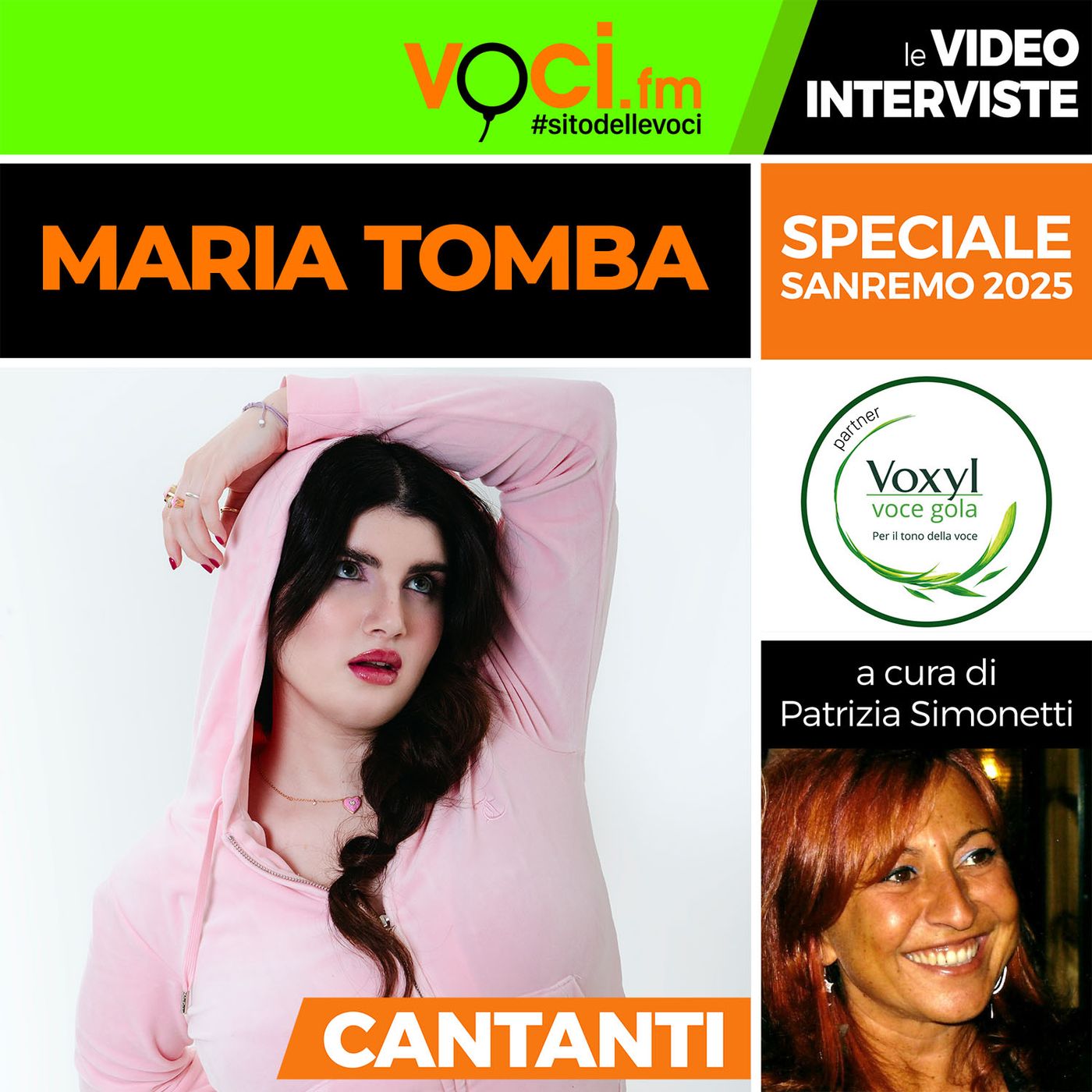SANREMO 2025: MARIA TOMBA su VOCI.fm - clicca PLAY e ascolta l'intervista episode artwork
