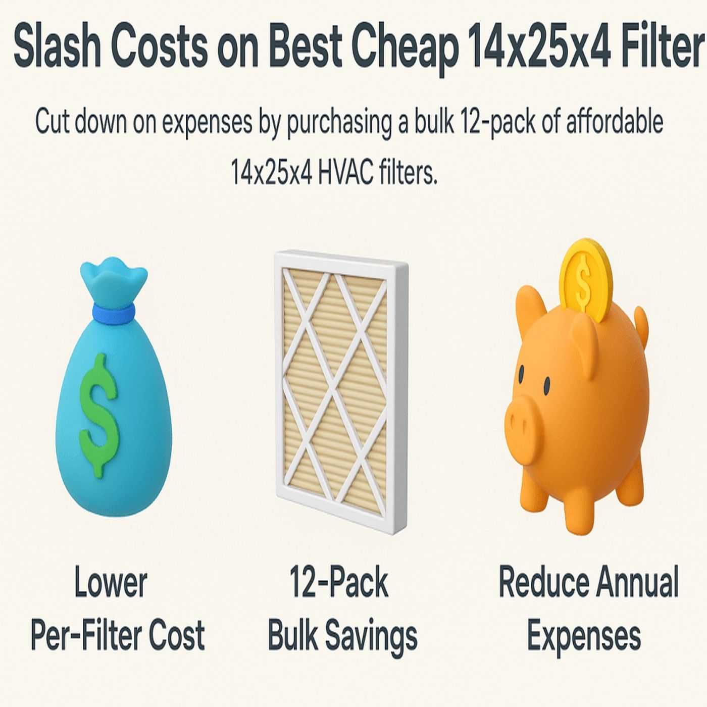 Slash Costs on Best Cheap 14x25x4 Filters – Buy Bulk 12-Pack Pleated Home HVAC Furnace Air Conditioner Filters Wholesale episode artwork