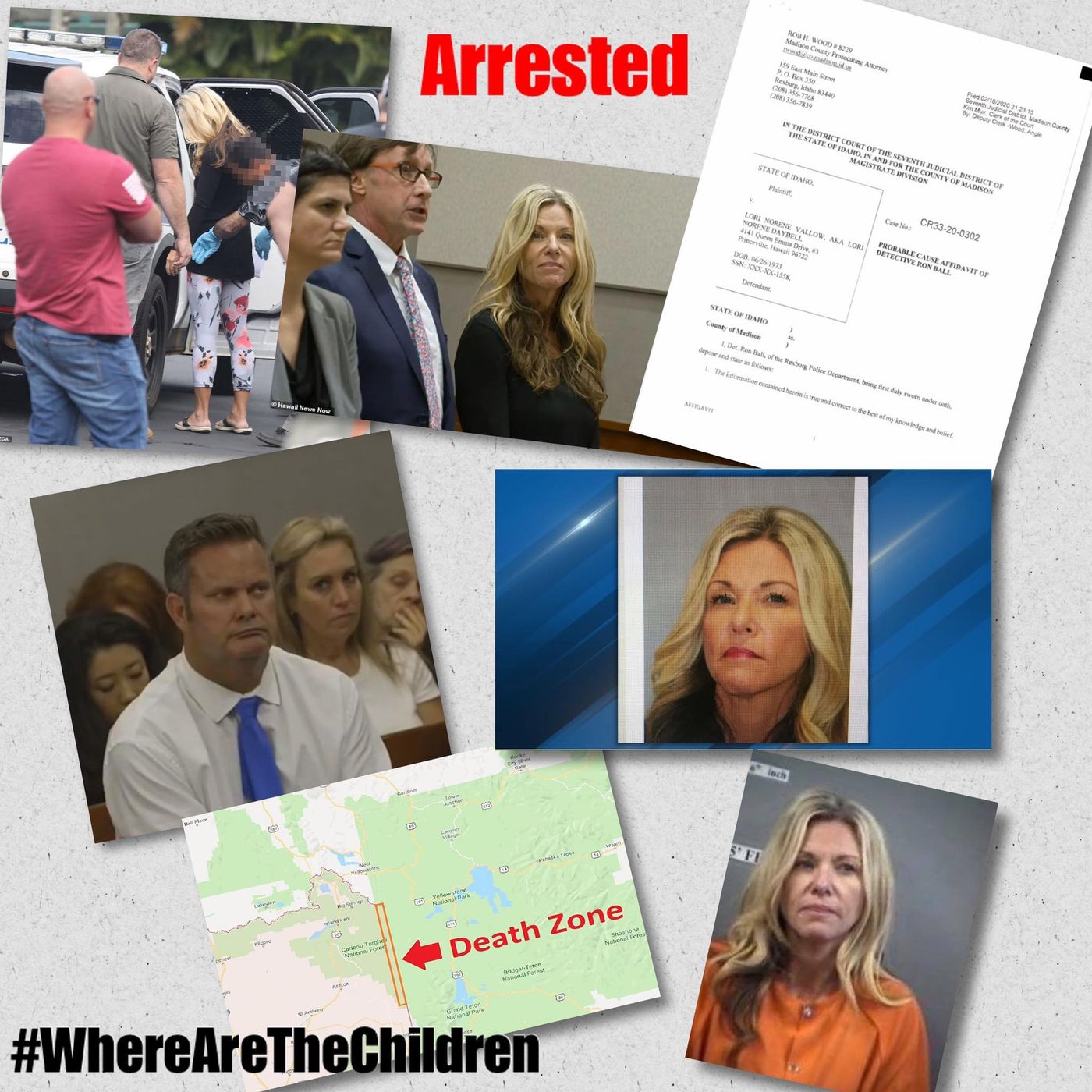 cover of episode Lori Arrested! The Affidavit, JJ's Nanny Speaks Out - Missing Kids, a Doomsday Cult, and a Sea of Dead Bodies: The Lori Vallow & Chad Daybel