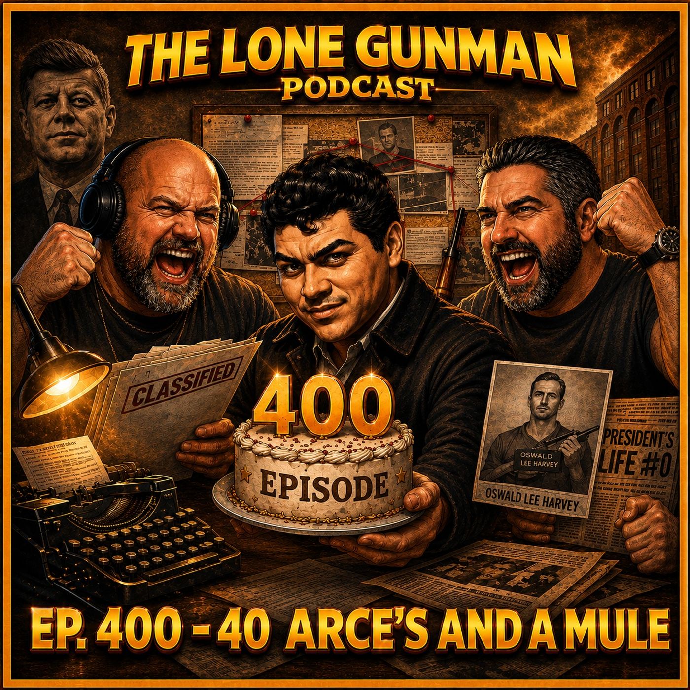 JFK ASSASSINATION - EP. 400 - 40 Arce's And A Mule episode artwork