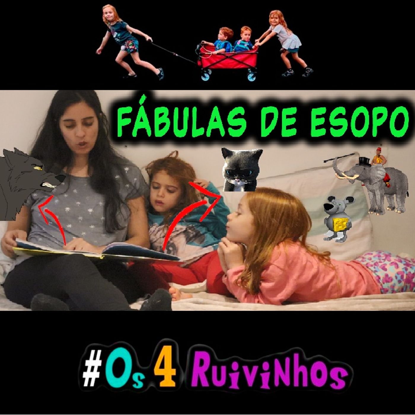 Mãe de 4Ruivinhos conta histórias infantis
