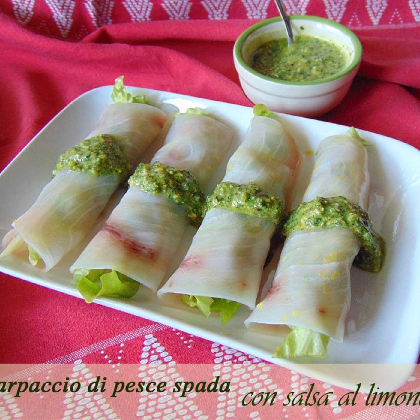 Carpaccio di pesce spada con salsa al limone e pistacchi episode artwork