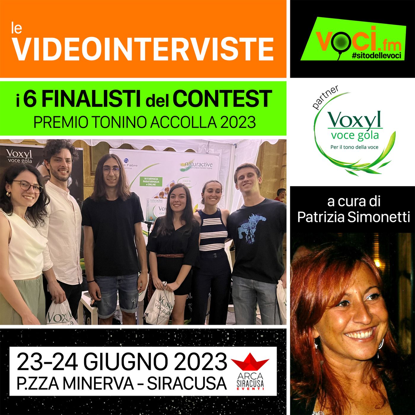 I 6 finalisti del PREMIO TONINO ACCOLLA 2023 su VOCI.fm -  clicca play e ascolta l'intervista episode artwork