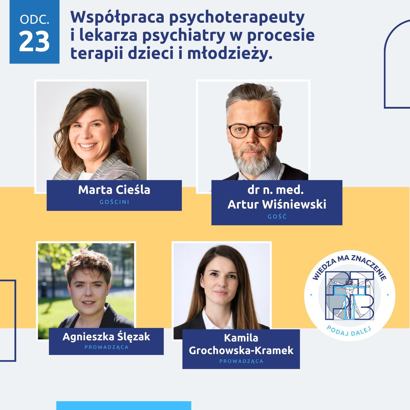 Współpraca psychoterapeuty i lekarza psychiatry w procesie terapii dzieci i młodzieży Współpraca psychoterapeuty i lekarza psychiatry w procesie terapii dzieci i młodzieży