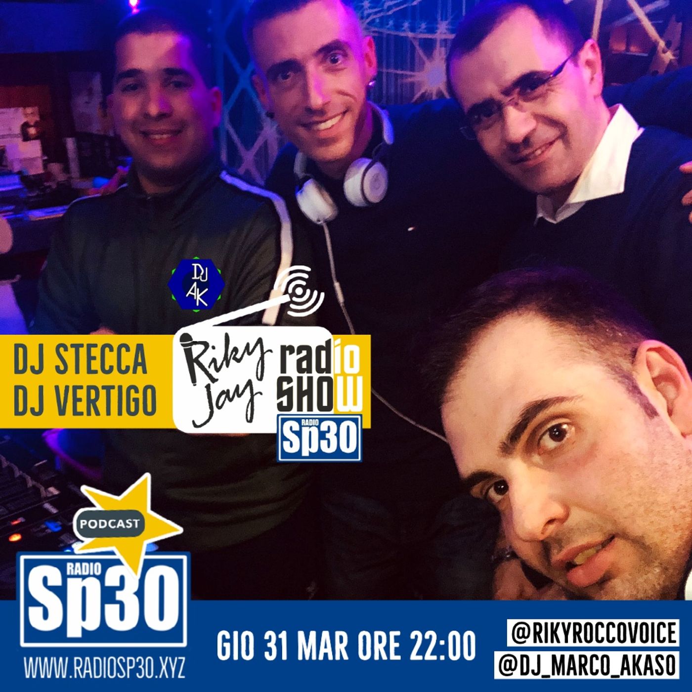 RikyJay Radio Show - ST.3 N.26 - Ospiti Dj Stecca Dj Vertigo episode artwork
