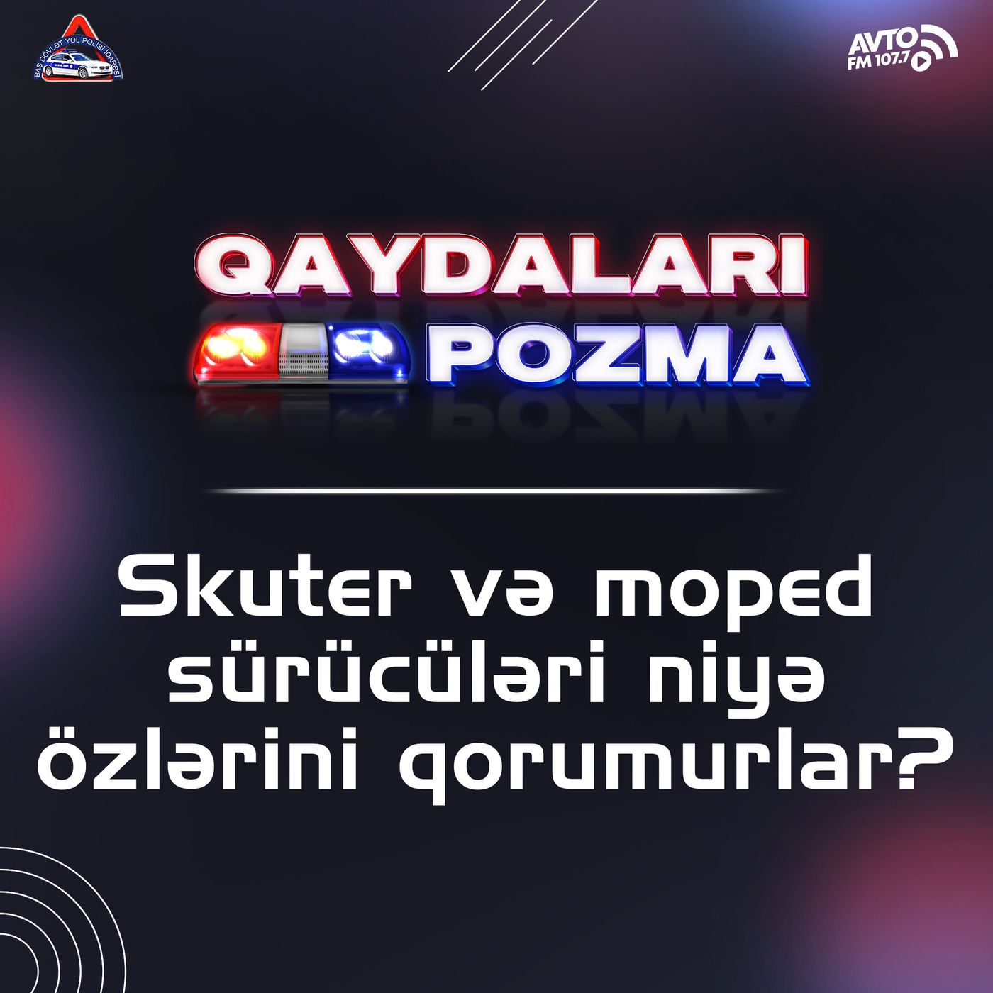 Skuter və moped sürücüləri niyə özlərini qorumurlar?