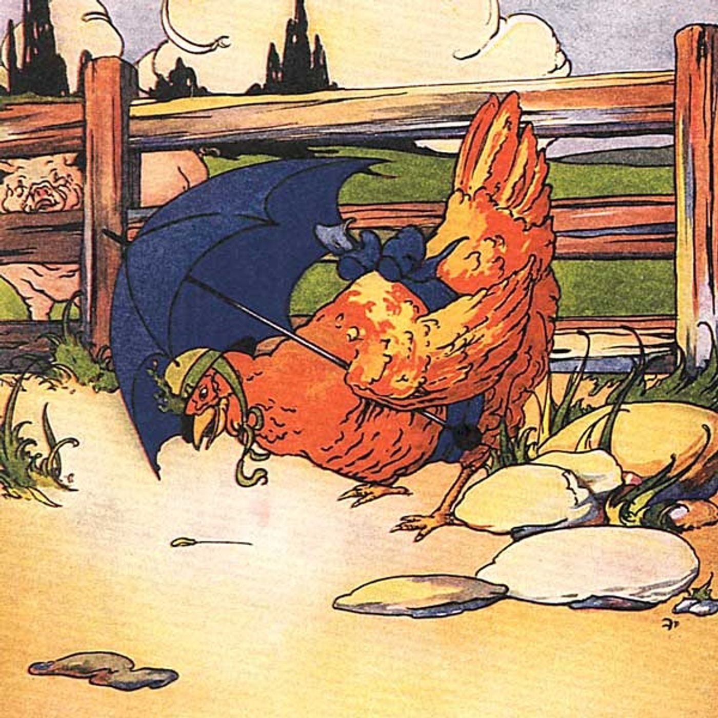 De kleine rode hen | Verhalen Over Behulpzaamheid
