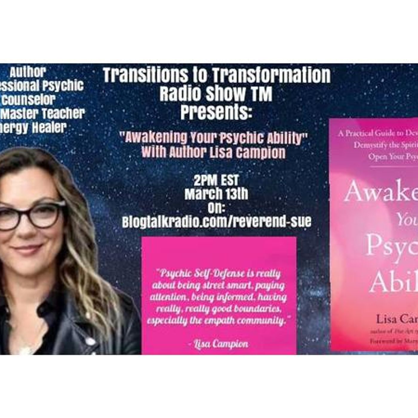 "Awakening Your Psychic Abilty" with Lisa Campion episode artwork