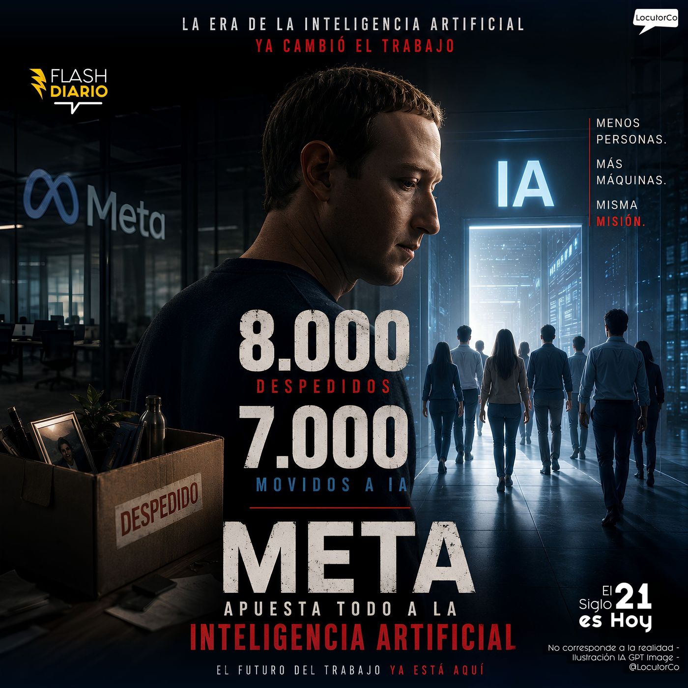 Los 8.000 despidos en Meta por IA
