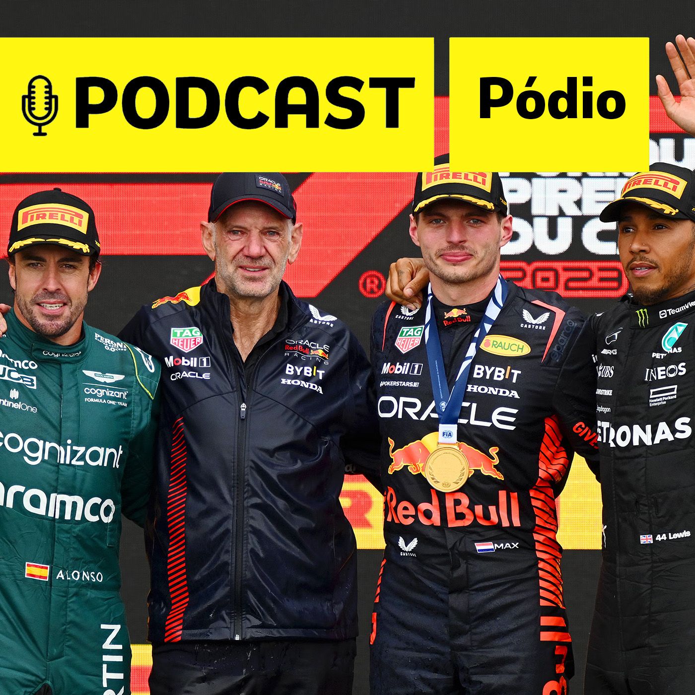 Podcast Pódio - Verstappen vence no Canadá e se iguala a Senna! Alonso bate Hamilton e é 2º, Ferrari reage episode artwork