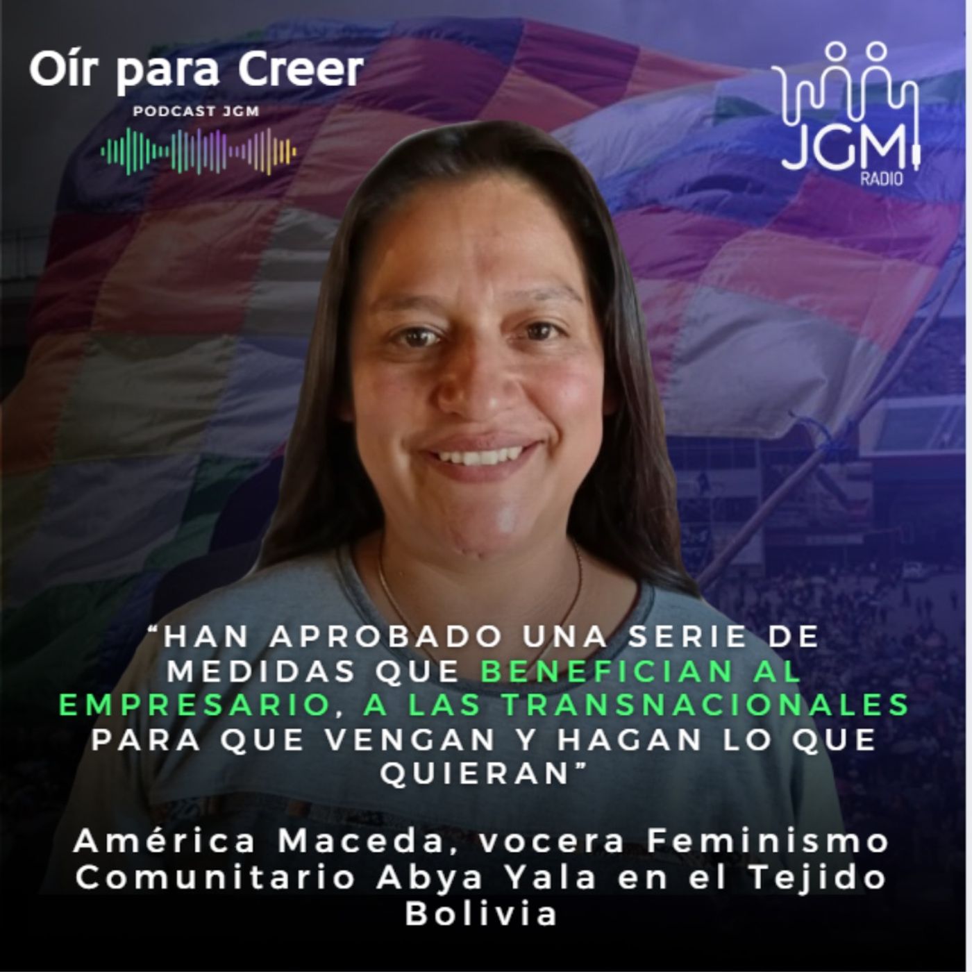 América Maceda de Feminismo Comunitario Abya Yala (Bolivia): "Las medidas del gobierno actual han profundizado la crisis" episode artwork