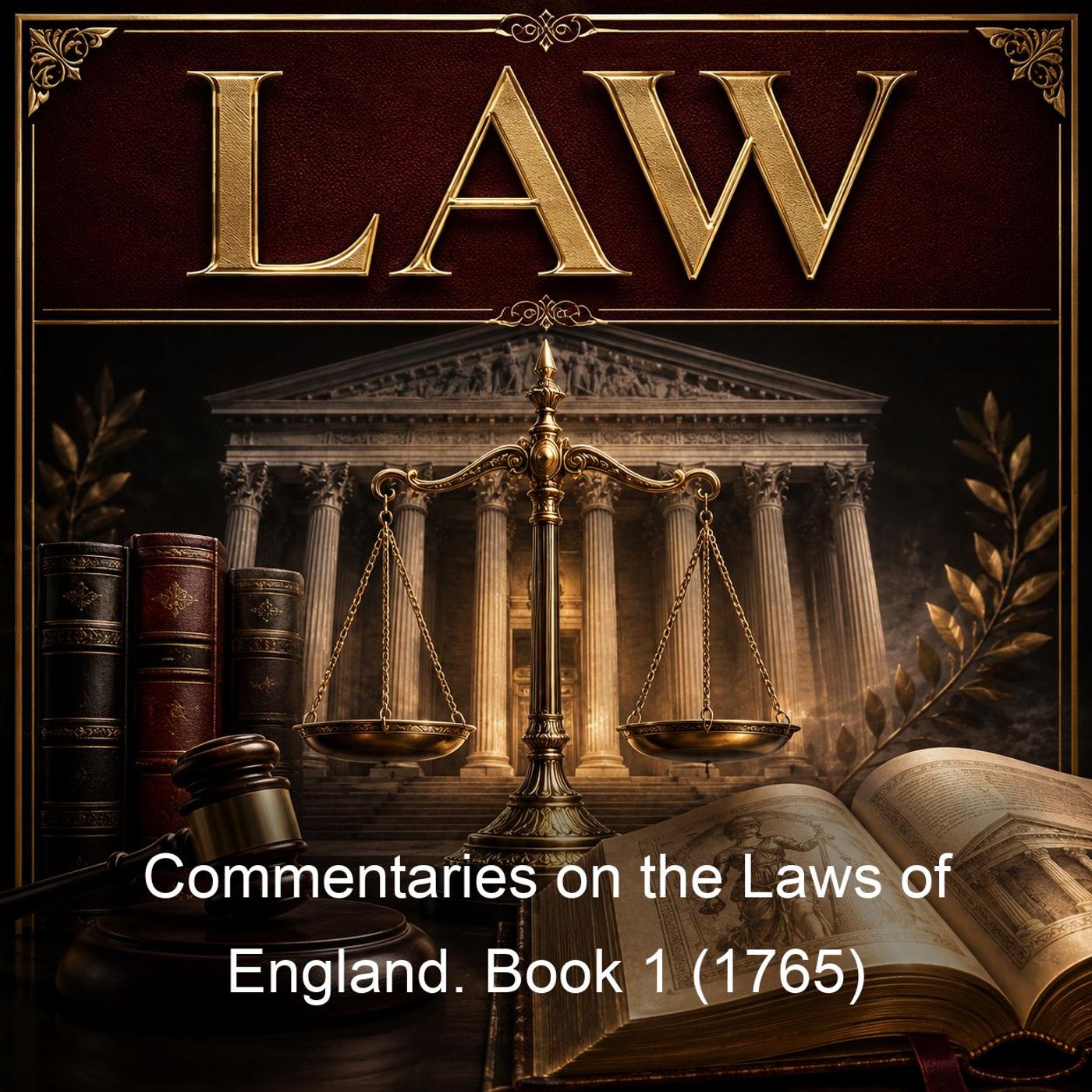 Commentaries on the Laws of England. Book 1 (1765)