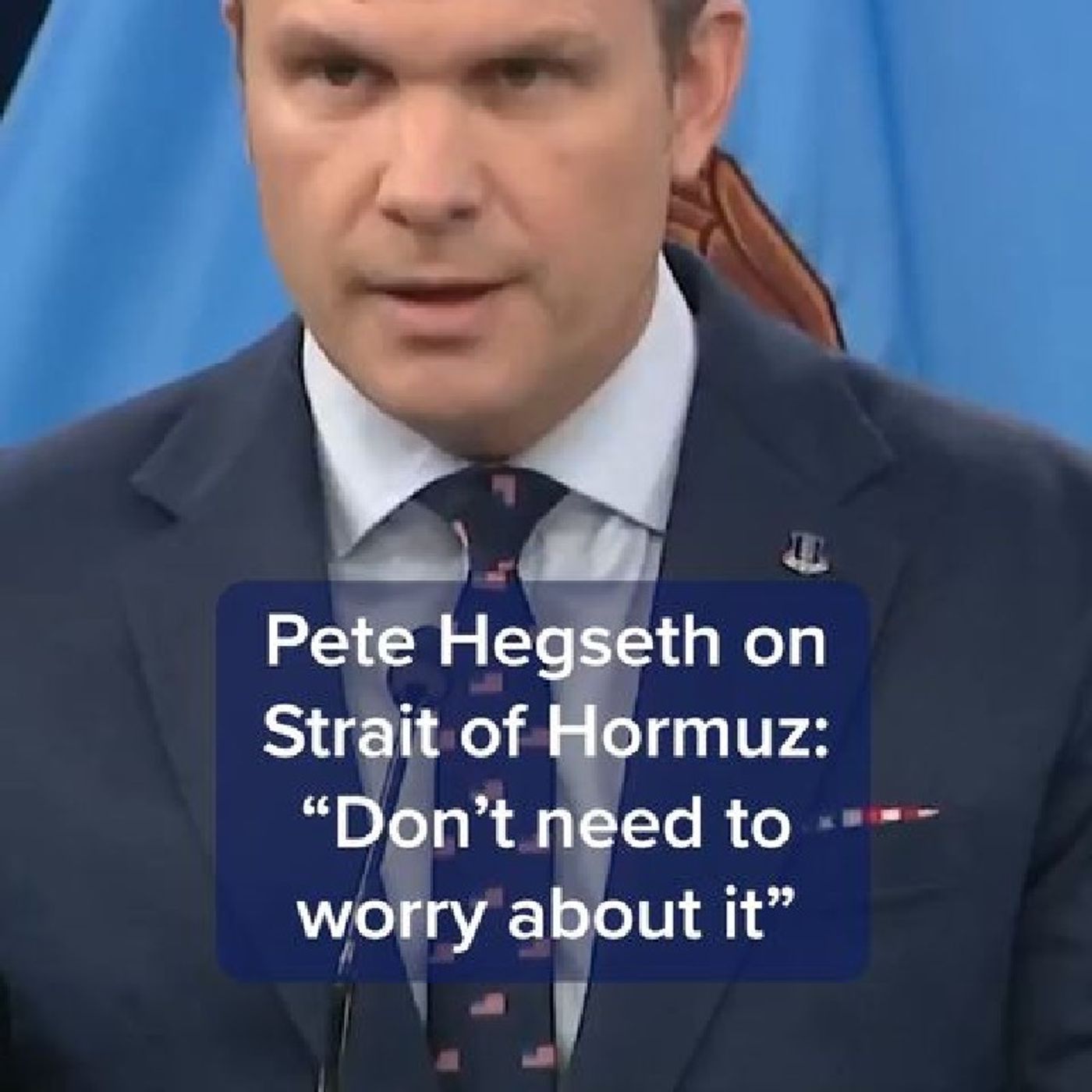 Defense Secretary Pete Hegseth on Friday brushed aside concerns that the effective closure of the Strait of Hormuz because of the Iran war, episode artwork