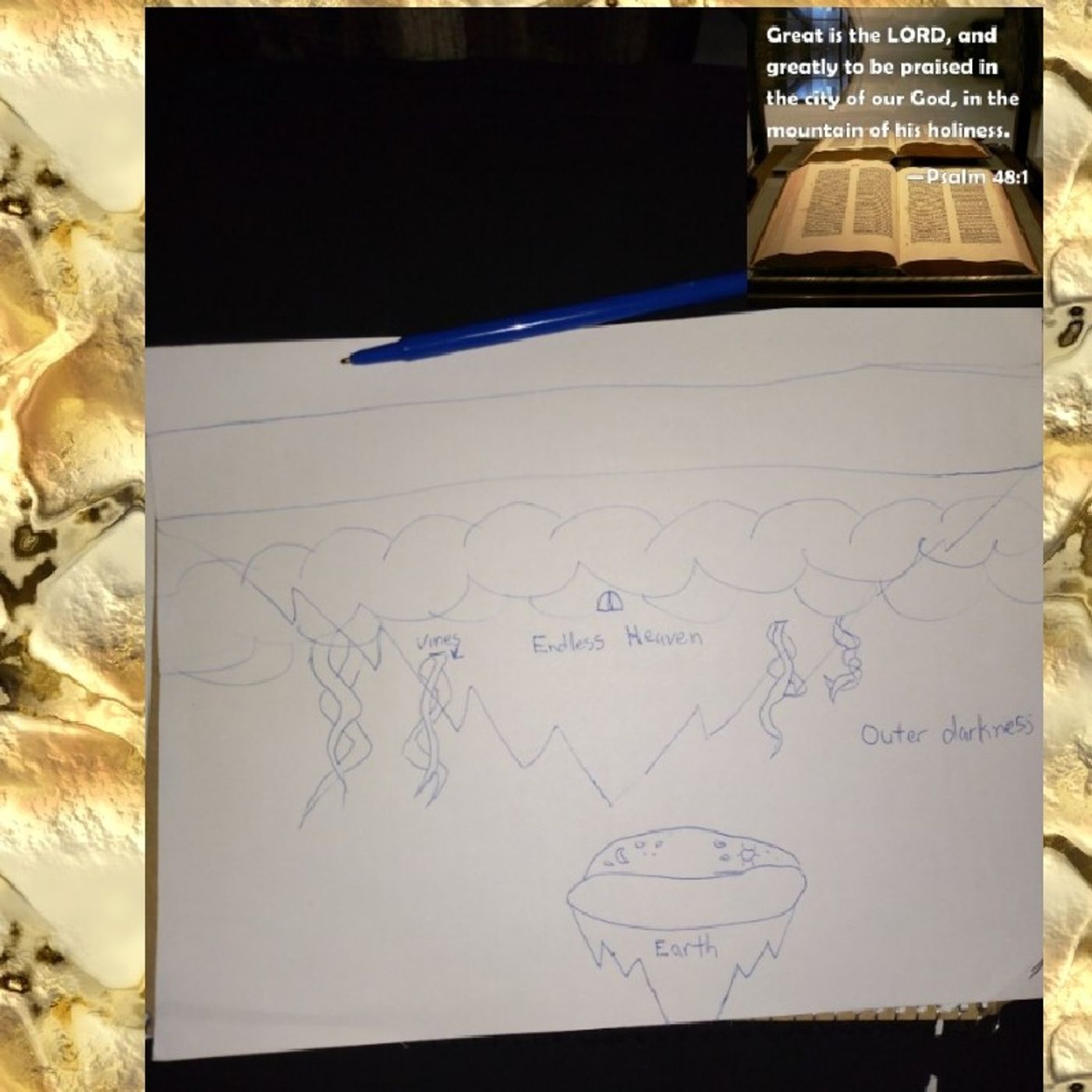 PSALMS SERIES/THE GLORY OF YAHWEH IN ZION!A.K.A HEAVEN! PSALMS CH 49v1to14(HEAVEN IS NEAR AND ITS HUGE!THE DEVILS R SCARED!KEY DETAILS!) episode artwork