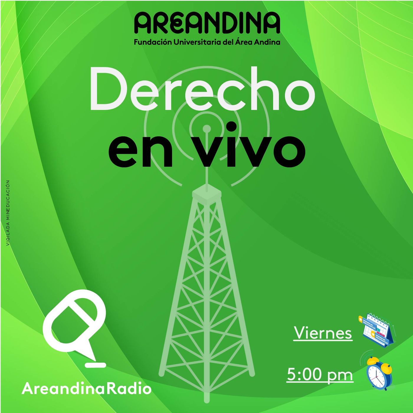 Derecho en vivo - Areandina Radio