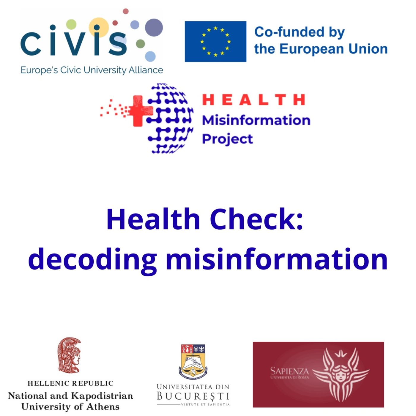 Health Check: decoding misinformation - Ep. 1 episode artwork