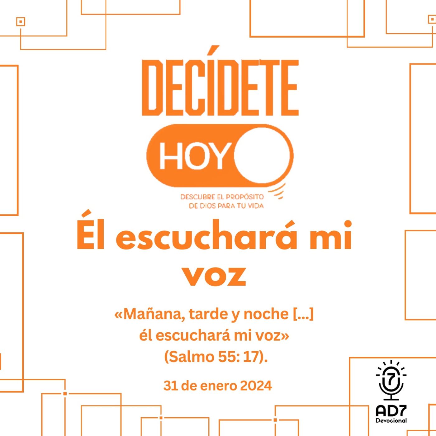 Él escuchará mi voz | Devocional de Jóvenes | 31 de enero 2024