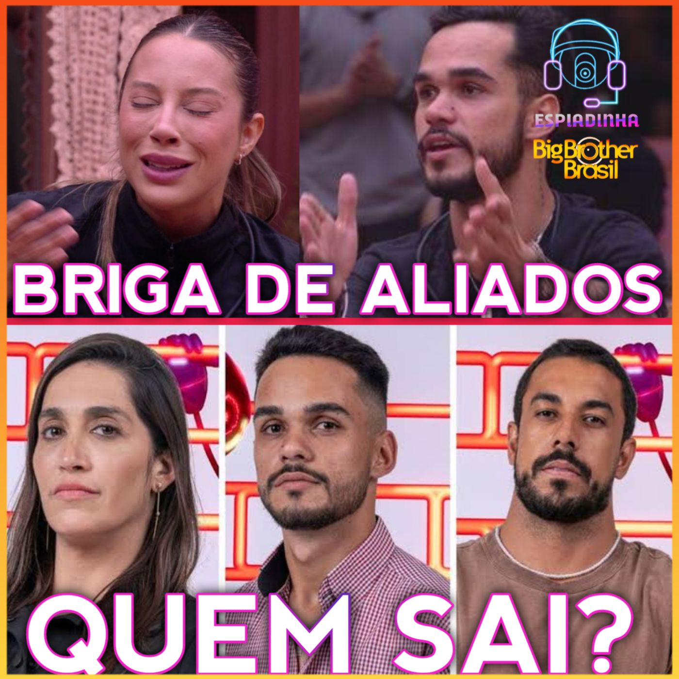 Daniele Hypolito + João Pedro e Maike no PAREDÃO! + Gêmeos discutem com Renata! | BBB 25