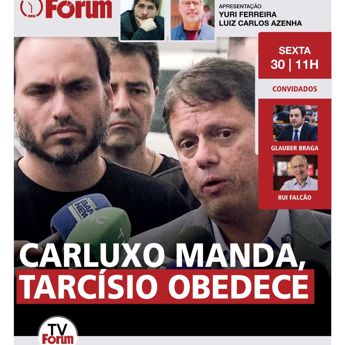 Depois de ameaça de Flávio Bolsonaro, Tarcísio se humilha diante de Carluxo | 30.01.26 episode artwork
