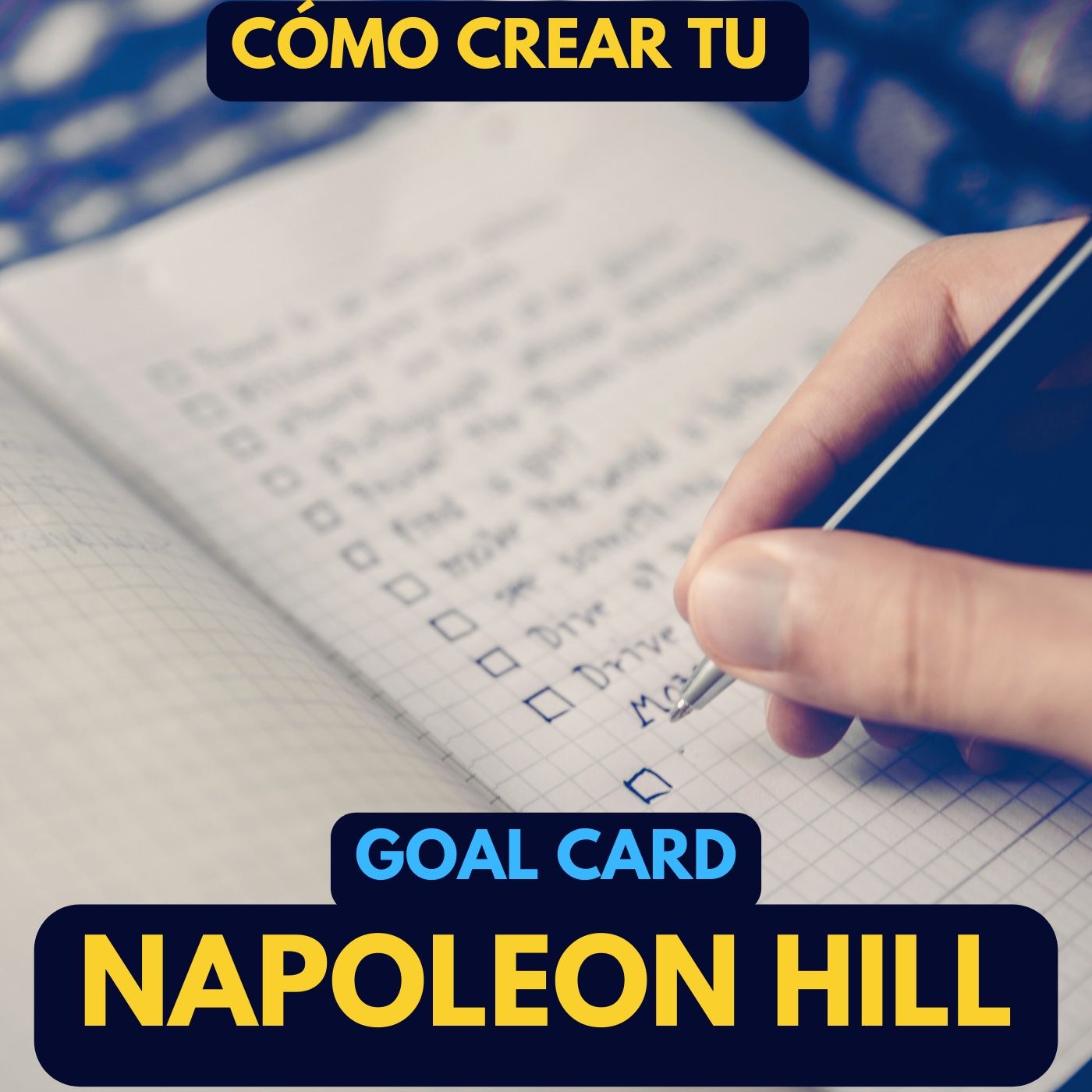 6 SIMPLES PASOS Te Permiten Crear tu TARJETA DE METAS o GOAL CARD de Napoleon Hill episode artwork