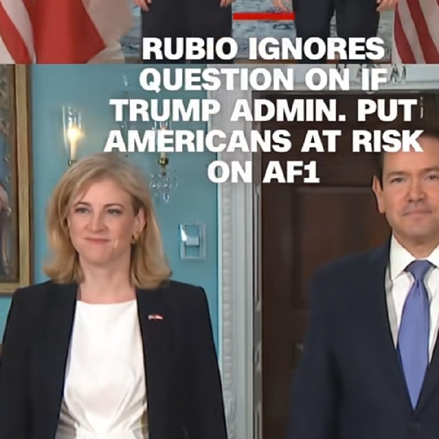 Secretary of State Marco Rubio ignored a question from CNN abo episode artwork
