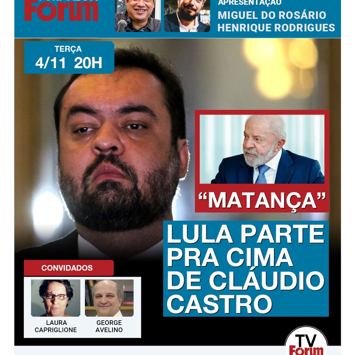 Presidente Lula sobe o tom contra o massacre de Cláudio Castro no Complexo do Alemão | 04.11.25 episode artwork