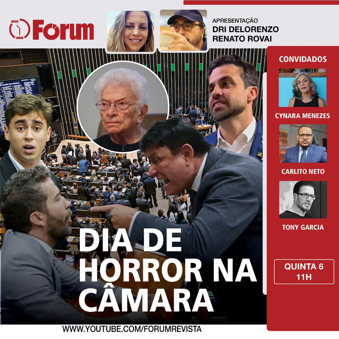 Bolsonaristas criam clima de violência na Câmara e Erundina é internada | Vai ter arroz importado episode artwork