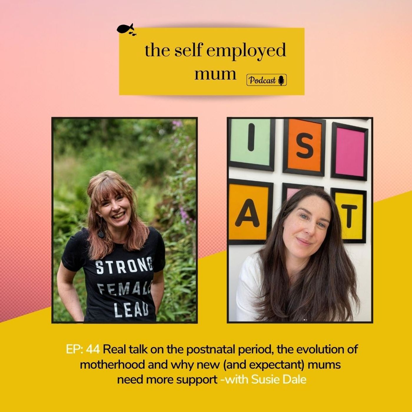 EP: 44 The postnatal period, motherhood and why new mums need more support