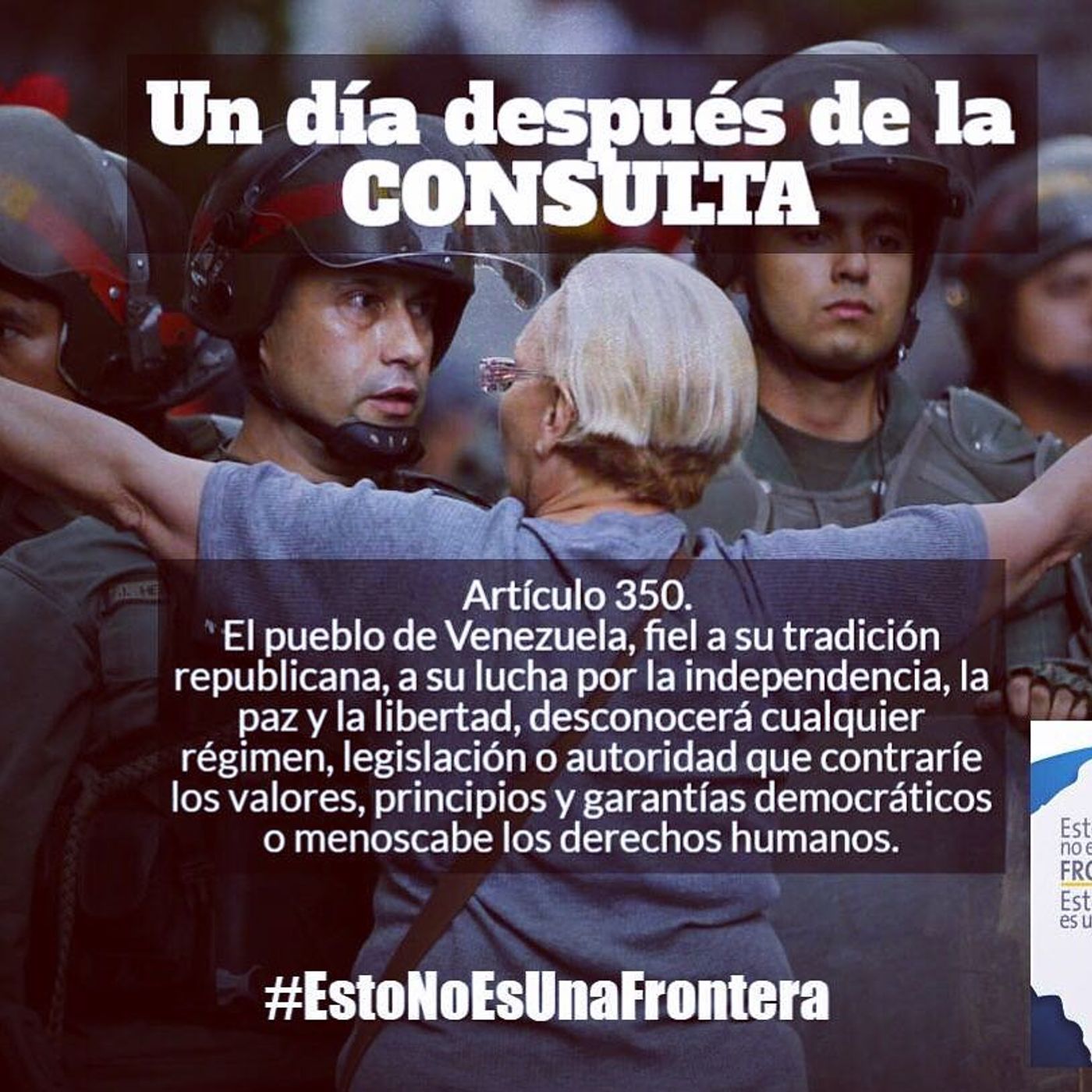 Esto no es una frontera, esto es un río