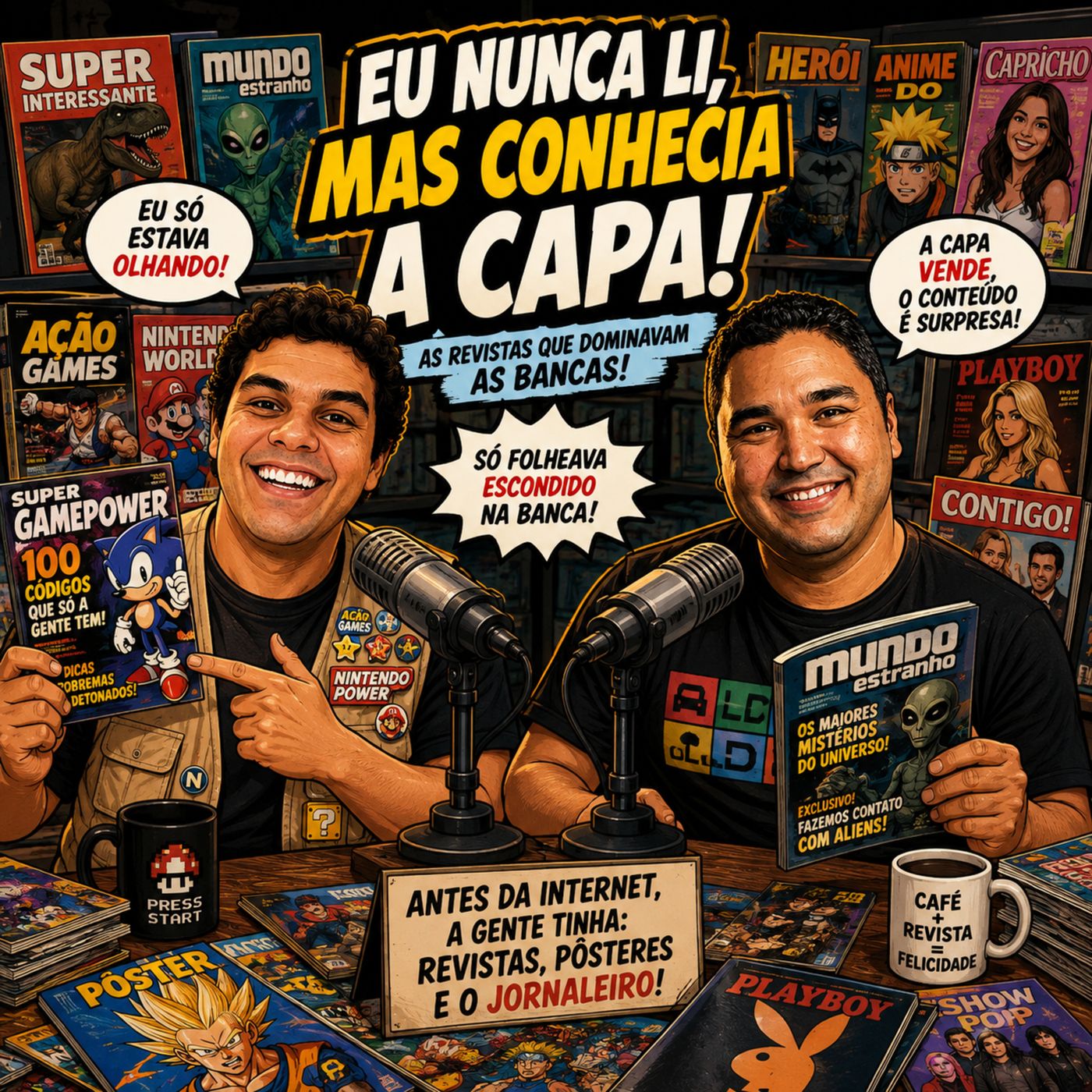 Episódio 96 📰 Eu Nunca Li, Mas Conhecia a Capa!