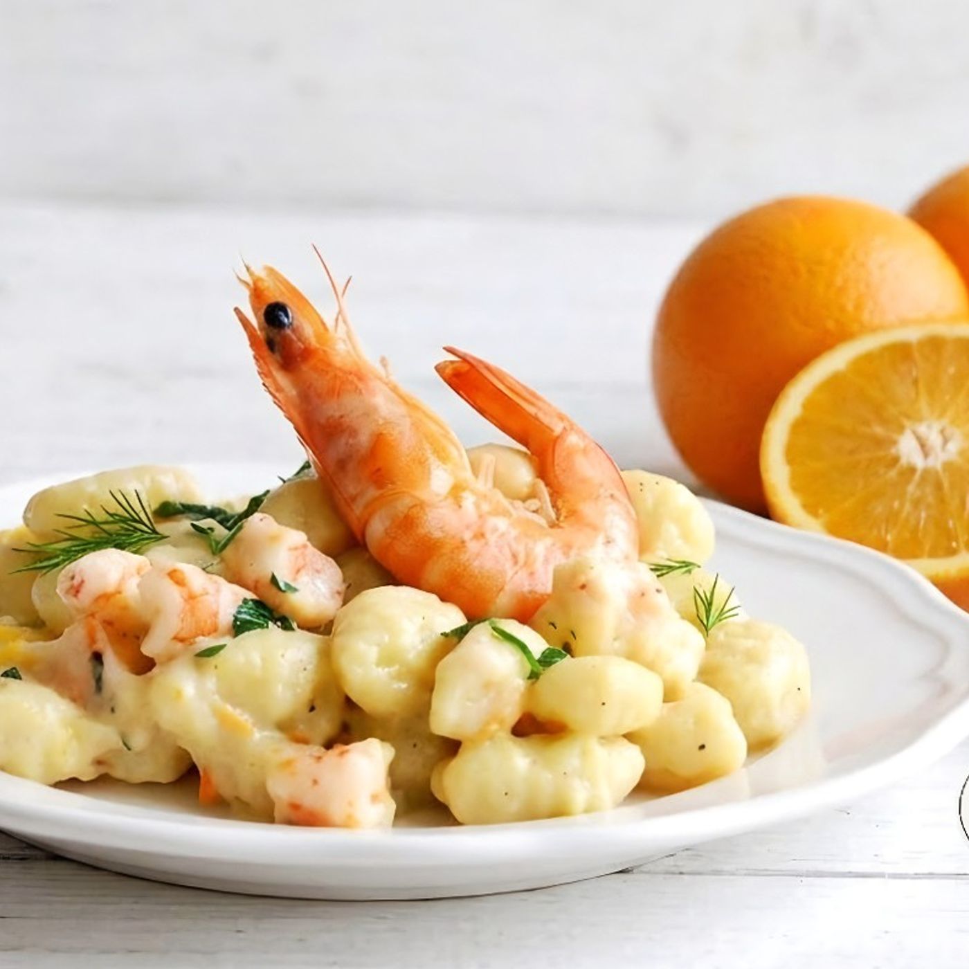 GNOCCHI CON MAZZANCOLLE E ARANCIA
