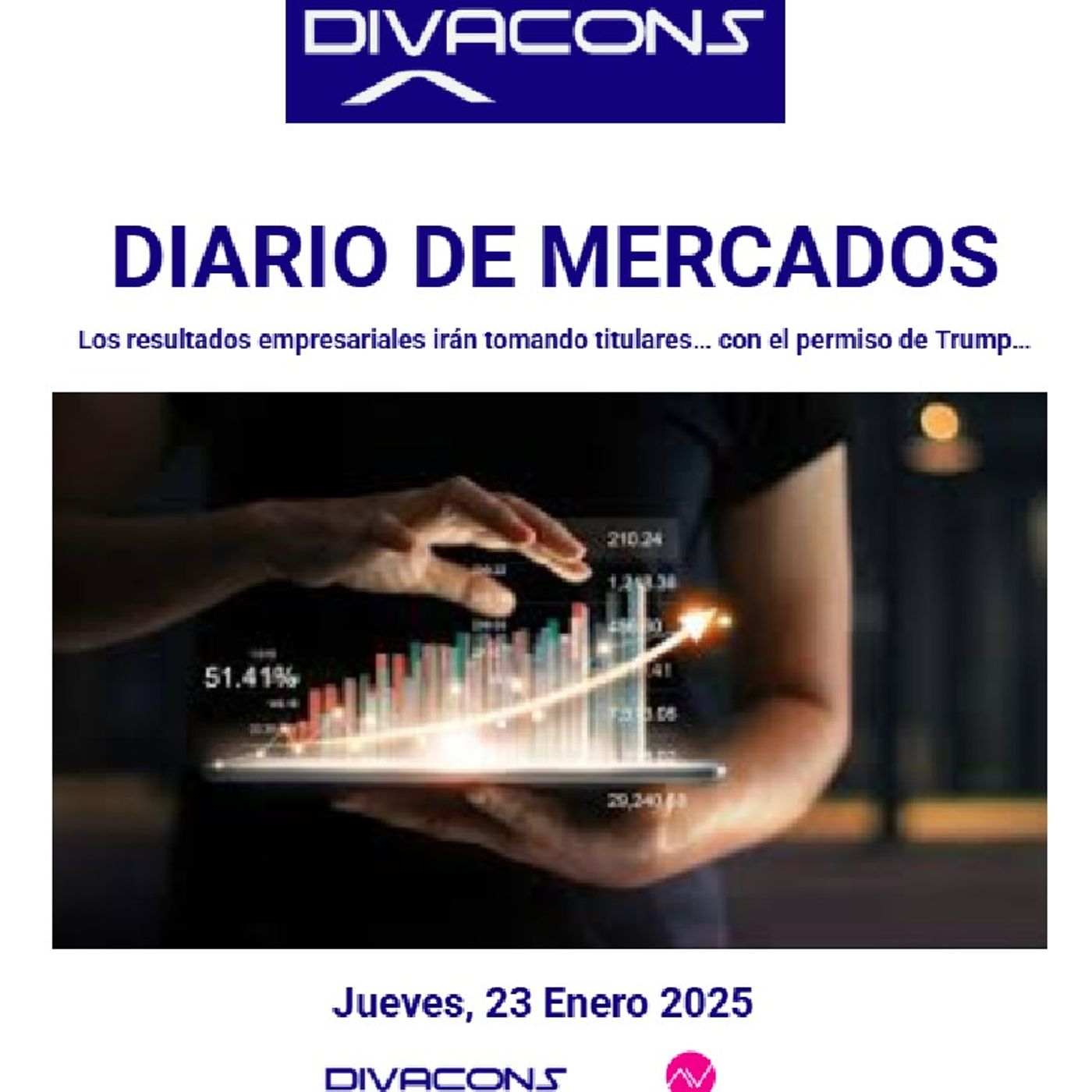 PODCAST en abierto DIARIO DE MERCADOS Jueves 23 Enero 2025 episode artwork