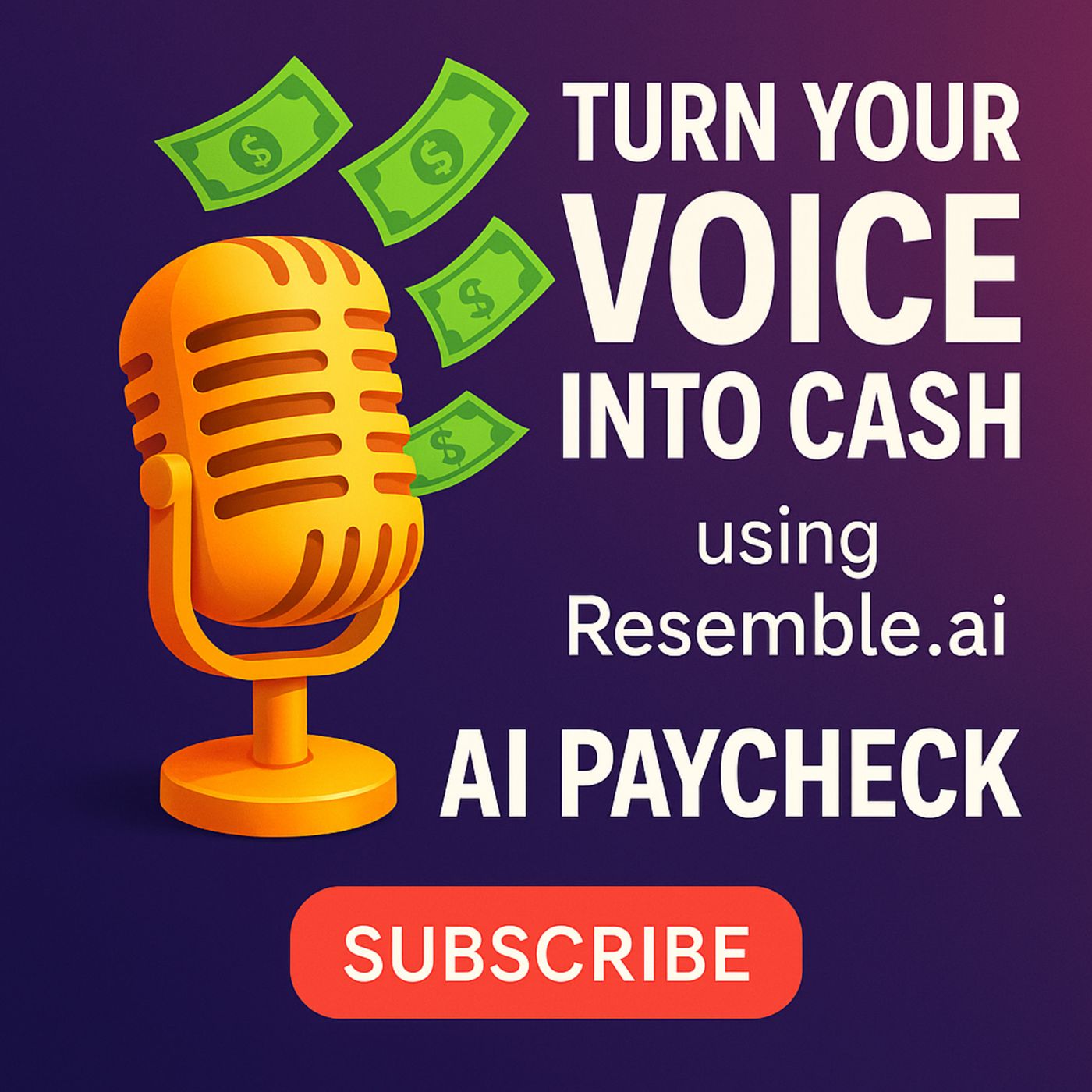 Turn Your Voice Into Cash: How to Build a Passive Income Side Hustle with Resemble.ai APP