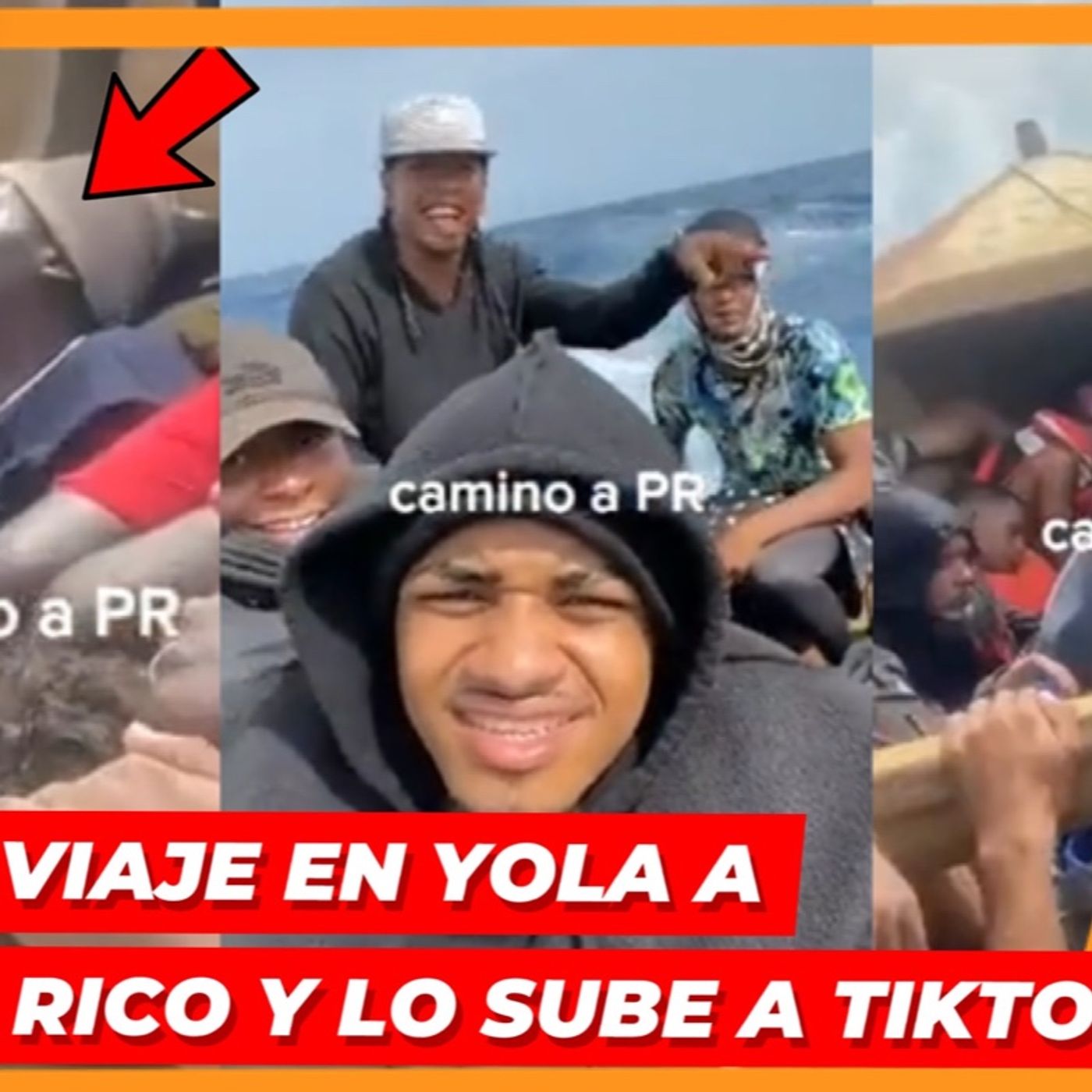 GRABA VIAJE EN YOLA A PUERTO RICO  Y LO SUBE A TIKTOK episode artwork